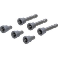 BGS Diy   50406   Juego de puntas con tope de profundidad   para placas de yeso   transmisión de hexágono exterior de 6,3 mm (1/