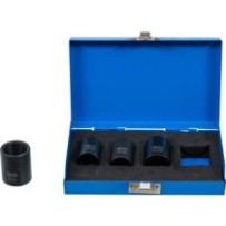 BGS   5260   Juego de llaves de vaso de perfil en espiral/ extractores de tornillos   entrada 12,5 mm (1/2")   17 - 26 mm   4 pi