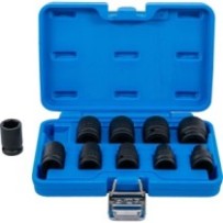 BGS   74296   Juego de llaves de vaso de impacto hexagonal   entrada 12,5 mm (1/2")   3/8 - 15/16"   medidas en pulgadas   10 pi