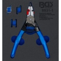 BGS   8831-1   Alicates de puntas   para anillos exteriores/interiores   puntas intercambiables   180 mm