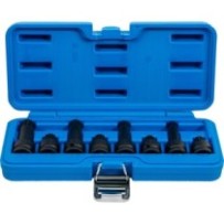 BGS   5381   Juego de puntas de vaso de impacto   entrada 12,5 mm (1/2")   dentado múltiple interior (para XZN) M12 - M18  8 pie