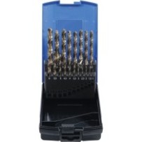 BGS   9297   Juego de brocas espirales   HSS-G M35 acero al cobalto   1 - 10 mm   19 piezas