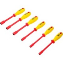 BGS   71095   Juego de destornilladores de llave de vaso VDE   hexágono   5,5 - 12 mm   6 piezas