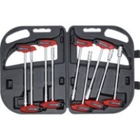 BGS Diy   7881   Juego de llaves de vaso con empuñadura en T   6 - 14 mm   9 piezas