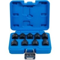 BGS   5487   Juego de puntas de vaso de impacto   entrada 12,5 mm (1/2")   dentado múltiple interior (para XZN) M4 - M16   9 pie