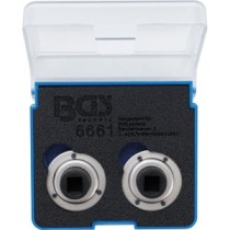 BGS   6661   Juego de adaptadores de reposicionadores de pistones de freno   universal   con 2 y 3 pasadores   2 piezas