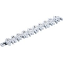 BGS   1756   Juego de llaves de boca hexagonal abierta (crowfoot)   entrada 10 mm (3/8")   10 - 19 mm   10 piezas