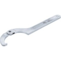 BGS   73230   Llave de gancho con mordaza flexible y punta   80 - 120 mm