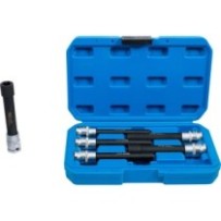 BGS   2028   Juego de llaves de vaso E-Torx, extra largas   entrada 12,5 mm (1/2")   E10 - E20   6 piezas