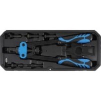 BGS   404   Juego de remachadoras de tuercas   M3 - M8   7 piezas