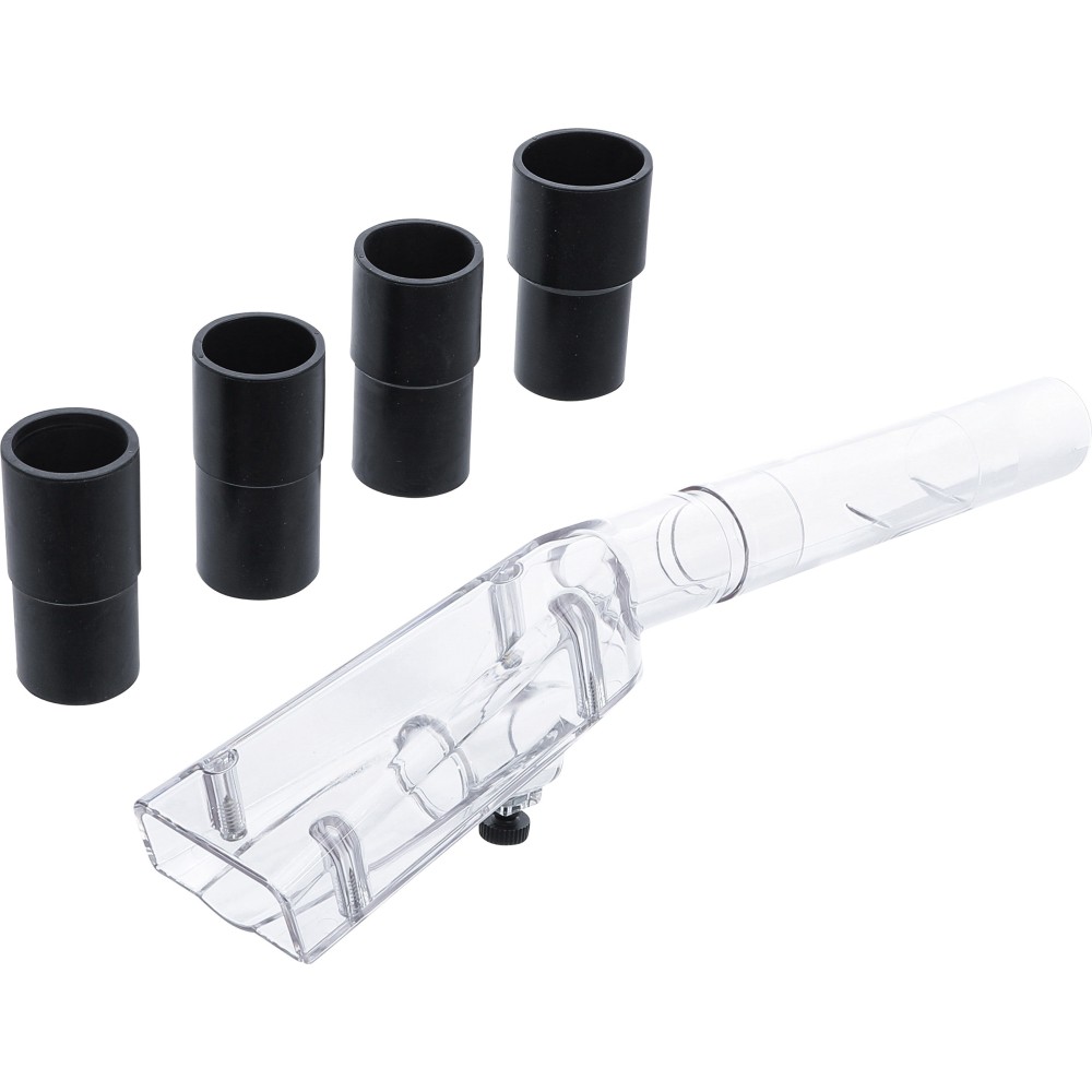 BGS   70151   Accesorio de aspiración para pistola de limpieza de aire comprimido   pequeño   con 4 adaptadores   para BGS 70150