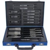 BGS   7894   Juego de brocas para taladro percutor   mandril SDS, punta de carburo   4 - 12 mm   56 piezas