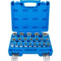 BGS   2267   Juego de llaves de vaso 12 caras   entrada 12,5 mm (1/2")   8 - 36 mm   21 piezas