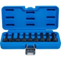 BGS   5483   Juego de puntas de vaso de impacto   entrada 12,5 mm (1/2")   perfil en cuña (para Ribe) M5 - M14   9 piezas