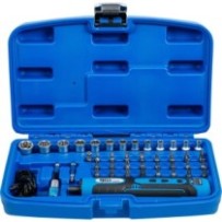 BGS   70209   Destornillador a batería   incl. juego de puntas y llaves de vaso   41 piezas