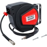 BGS Diy   71055   Enrollador de manguera de aire   automático   10 m + 1,5 m