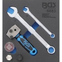 BGS   6683   Bandeja para carro 1/6: Abocardador   DIN 4,75 mm (3/16")