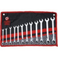 BGS Diy   30001   Juego de llaves combinadas con carraca   8 - 19 mm   12 piezas