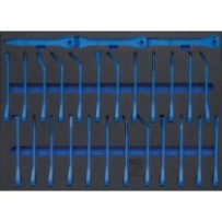 BGS   4033   Bandeja para carro 3/3: Juego de sacagrapas y rasquetas   27 piezas