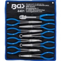 BGS   4401   Juego de alicates para conectores planos y de bujías Langbeck   extra larga   9 piezas