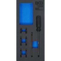 BGS   70958   Bandeja para carro 1/3: Juego de herramientas de alineación para la junta de culata   para VAG