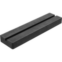 BGS   7012   Almohadilla de goma   con ranura   para plataformas elevadoras   373 x 100 x 35 mm