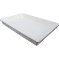 BGS   74261   Bandeja multiusos con boquilla de salida   blancas   50 l