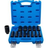 BGS   5207   Juego de llaves de vaso de impacto hexagonal   entrada 12,5 mm (1/2")   10 - 32 mm   14 piezas
