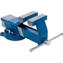 BGS   58110   Tornillo de banco de acero   forjado   mordazas 100 mm