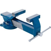 BGS   58110   Tornillo de banco de acero   forjado   mordazas 100 mm