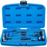 BGS   6181   Juego de llaves combinadas con carraca de doble articulación   angulable   8 - 19 mm   5 piezas