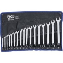 BGS   30302   Juego de llaves combinadas   acodadas   8 - 27 mm   17 piezas