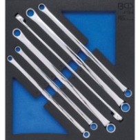 BGS   4194   Bandeja para carro 2/3: Juego de llaves de estrella dobles   10 x 11 - 22 x 24 mm   6 piezas