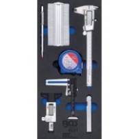 BGS   4031   Bandeja para carro 1/3: Juego de herramientas de medición   7 piezas
