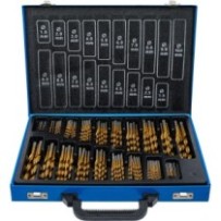 BGS   1994   Juego de brocas espirales   HSS   nitrurado de titanio   1 - 10 mm   170 piezas