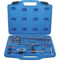 BGS   70105   Juego de machos y terrajas   pulgadas   1/4" - 1/2"   56 piezas