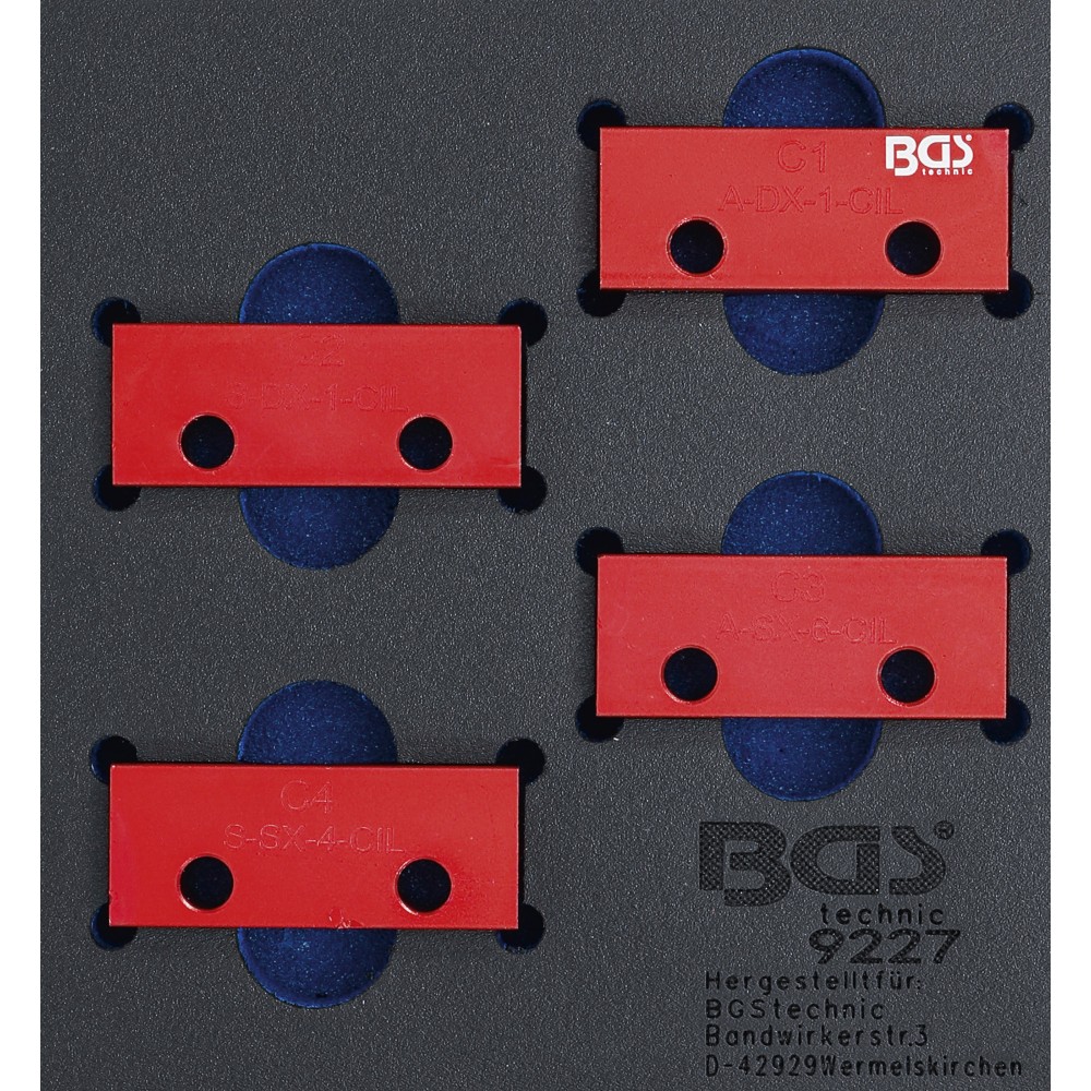 BGS   9227   Bandeja para carro 1/6: Juego de herramientas de bloqueo del árbol de levas   para Alfa Romeo / Lancia 3.0l V6 24V