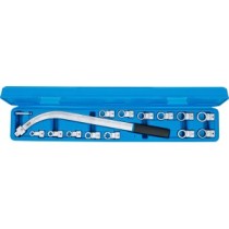 BGS   1312   Juego de llaves para polea tensora   12 caras 12 - 19 mm / E-Torx E10 - E18   15 piezas