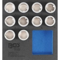 BGS   9553   Bandeja para carro 1/6: Juego para desmontar las llantas para Land Rover   10 piezas