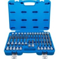 BGS   5182   Juego de puntas de vaso   entrada 12,5 mm (1/2")   perfil en T (para Torx)   32 piezas