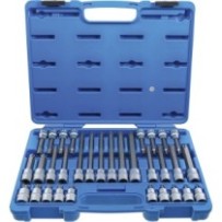 BGS   5191   Juego de puntas de vaso   entrada 12,5 mm (1/2")   perfil en TPS (para Torx Plus) con perforación TPS20 - TPS70   3