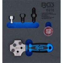 BGS   8918   Bandeja para carro 1/6: Bandeja para carro 1/6: Abocardador   SEA y DIN 4,75 mm (3/16")