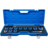 BGS   1757   Juego de llaves de boca hexagonal abierta (crowfoot)   entrada 12,5 mm (1/2")  20 - 32 mm   13 piezas