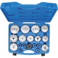 BGS   6786   Juego de cazoletas para filtros de aceite   19 piezas