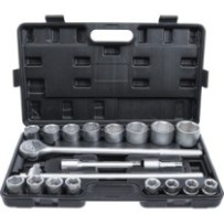 BGS Diy   1202   Juego de llaves de vaso   entrada 20 mm (3/4")   19 - 50 mm   20 piezas