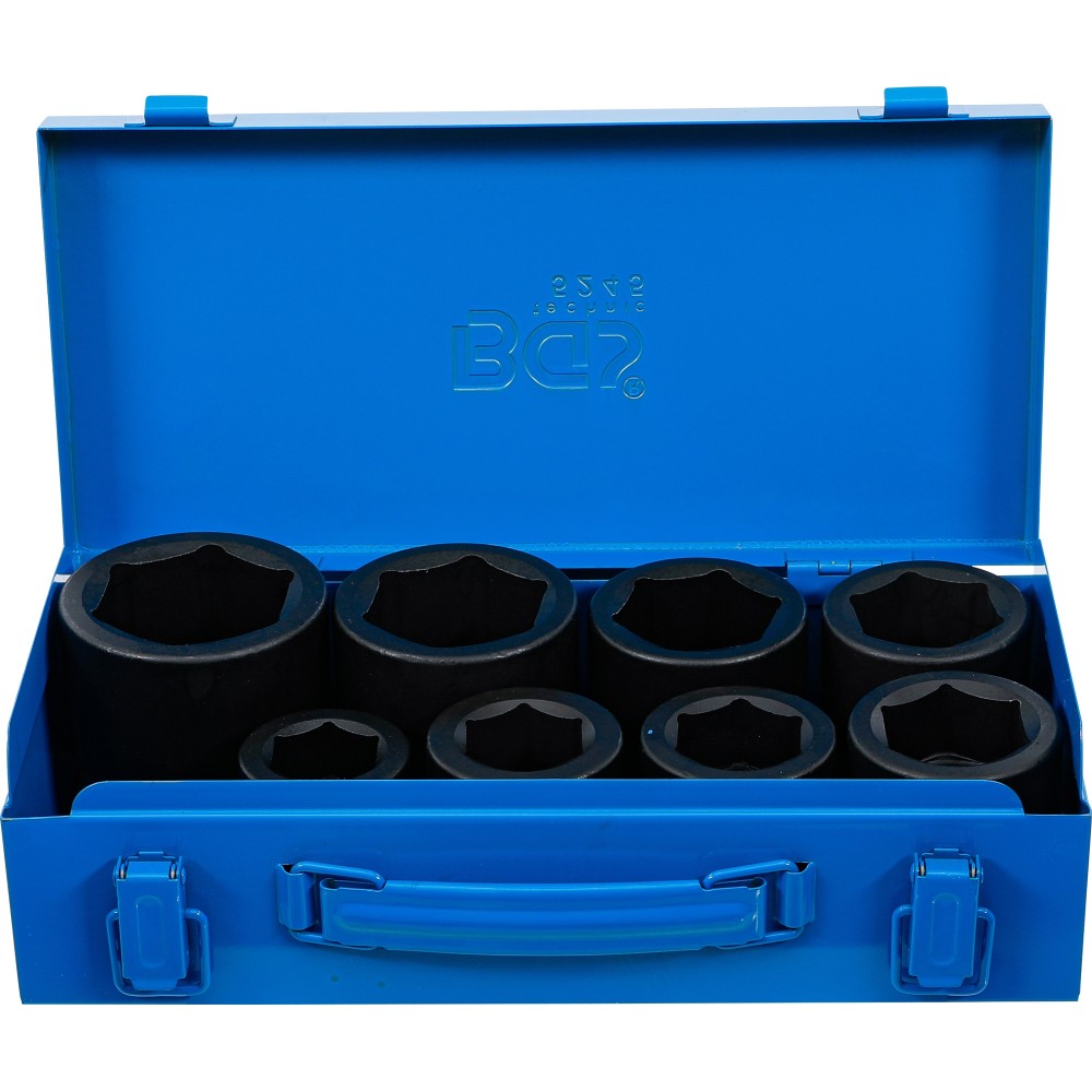 BGS   5245   Juego de llaves de vaso de impacto hexagonal   entrada 25 mm (1")   27 - 50 mm   8 piezas