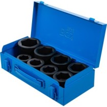 BGS   5245   Juego de llaves de vaso de impacto hexagonal   entrada 25 mm (1")   27 - 50 mm   8 piezas