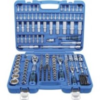 BGS   2245   Juego de llaves de vaso hexagonal   entrada 6,3 mm (1/4")   10 mm (3/8") / 12,5 mm (1/2")   medidas en pulgadas   1
