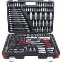 BGS Diy   15216   Juego de llaves de vaso   entrada 6,3 mm (1/4") / 10 mm (3/8") / 12,5 mm (1/2")   216 piezas