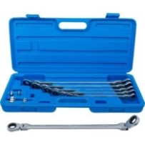 BGS   1541   Juego de llaves articuladas dobles con carraca   8 - 19 mm   10 piezas